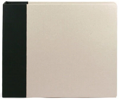 Álbum moderno anillo en D de American Crafts 12"" X12"" negro -ACMR12-76101