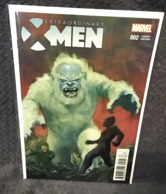 EXTRAORDINARY X-MEN #2 NM 2016 Marvel - Kirby Monster Variant cover (Phil Noto)