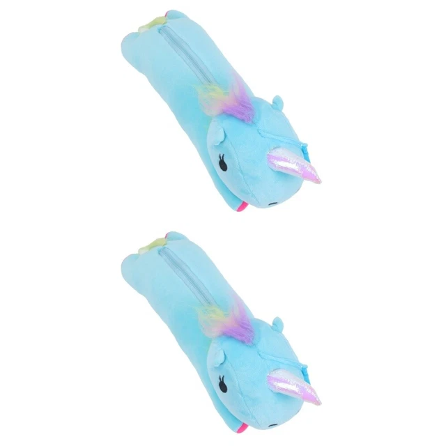 2 PC Federmäppchen Einhorn Stifttasche Für Schüler Erdfarben