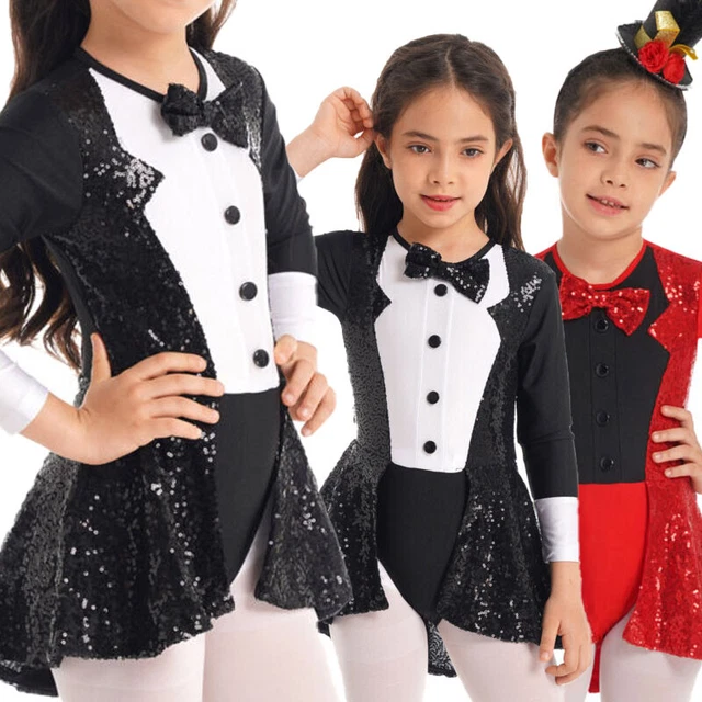 Girls Ballet Dress For Children Girl Dance Clothing Kids Sequins Ballet Costumes For Girls Dance Leotard Girl Stage Dancewear- Material : Microfiber And SpandexContent : O - Foto 6