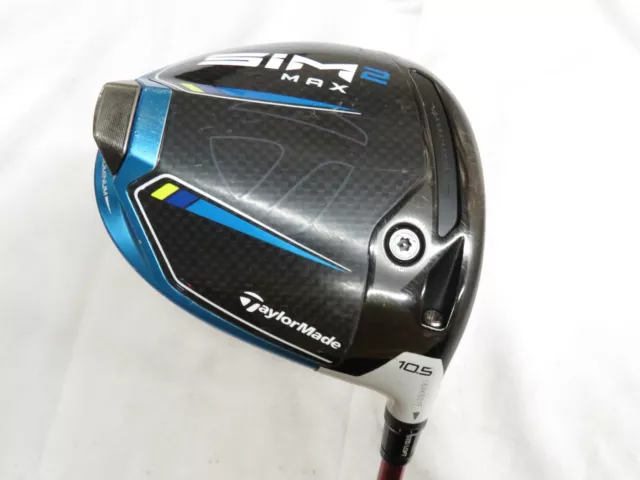 Used RH TaylorMade SIM2 MAX 10.5* Driver Super Charged 60 Shaft Regular R Flex