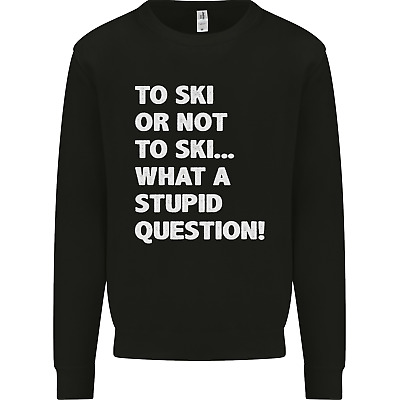 A sciare o meno a? che domanda stupida Bambini Felpa Maglione 3