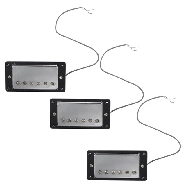 6Xmbucker  Coil Pickups Neck and Bridge Compatible with LP  Electric Guitar N9A2