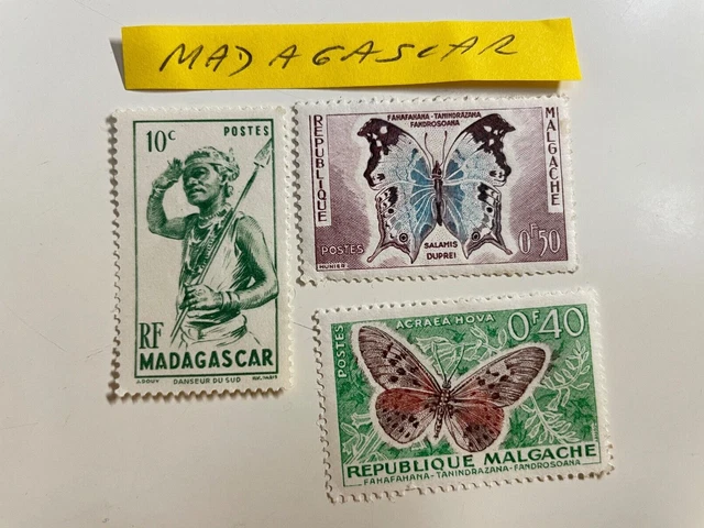 Prophila Collection Madagascar - 150 Francobolli Diversi Per Collezionisti, Qualità Garantita