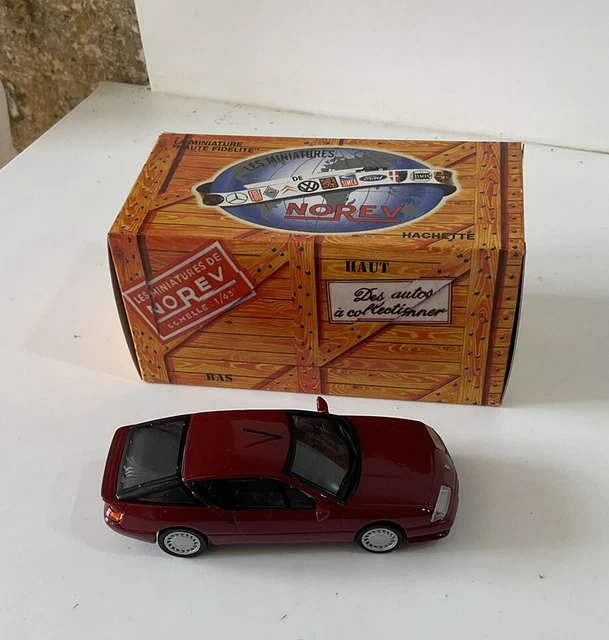 Voiture miniature Norev Hachette Renault Alpine V6 GT 1/43 BOITE Collection C2