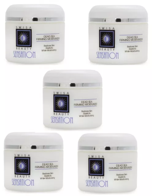 LOT OF 5 Swisa Beauty Dead Sea Face Firming Moisturizer 2.oz each Set of 5