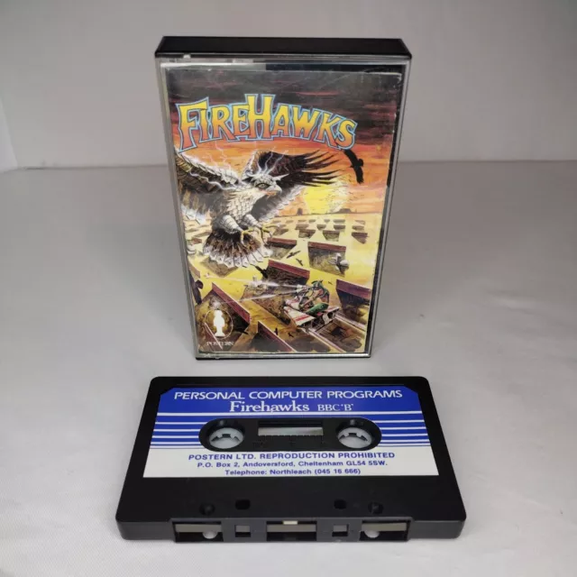 FIREHAWKS Fire Hawks by Postern BBC ‘B’ Sinclair ZX Spectrum Cassette Tape Game