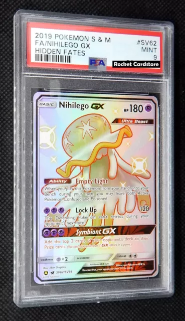 Nihilego GX - SV62/SV94 - CGC 9.5 Gem Mint - Hidden Fates - 02240