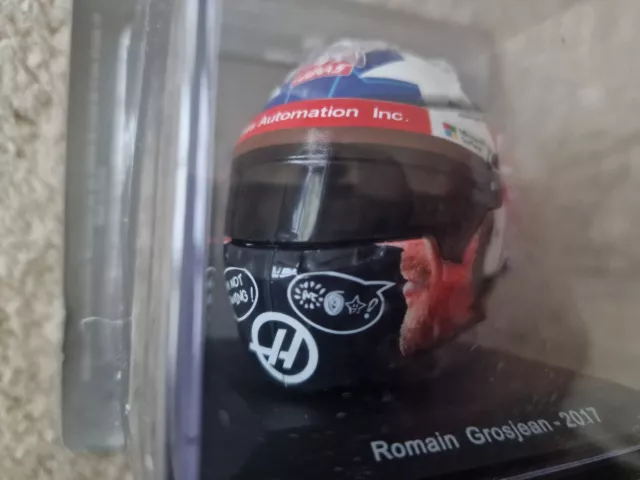 Romain Grosjean Haas F1 'I'm not moaning' Kentucky Kid 1/5 helmet by Spark