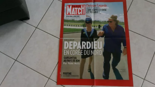 grande affiche pro presse-PARIS MATCH-magazine-special GERARD DEPARDIEU-2018!