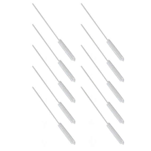 10 pz 2,5 mm Apparecchio acustico Spazzola Sfiato Professionale Nylon Apparecchio Uditivo Capelli Tubo GF0