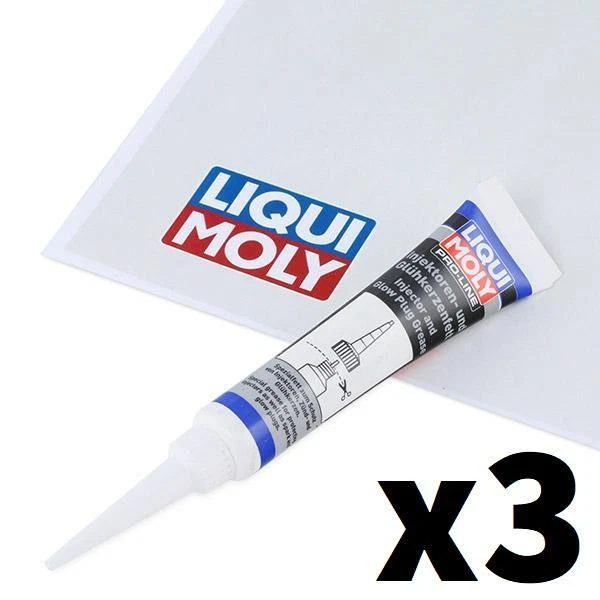3x LIQUI MOLY Lubrificante ad alta temperatura 3381х3 Tubo 20g