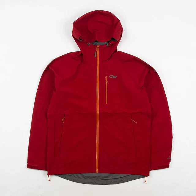 OUTDOOR RESEARCH FORAY Gore Tex Waterproof burgundy hooded jacket M k