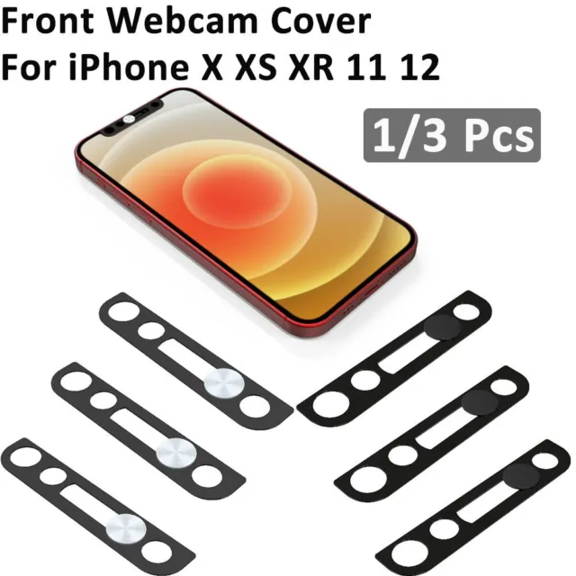 Webcam Cover Front Camera Slider Lens Sticker For iPhone X XS 11 12 ProMax Mini