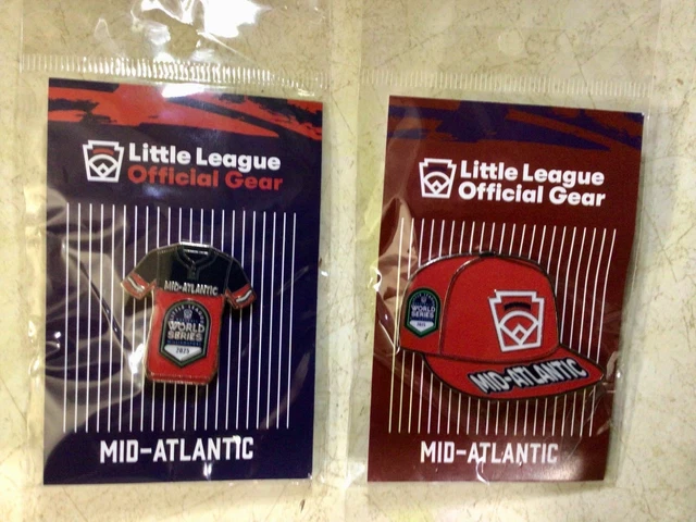 2025 LITTLE LEAGUE World Series-Mid Atlantic-CAP JERSEY pin set