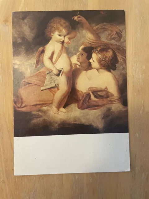 Vintage postcard - Venus Child Cupid sir joshua reynolds - religious Christian