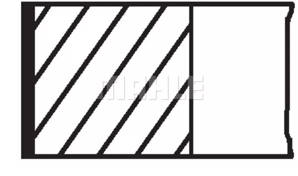 1x 011 06 N1 MAHLE Kolbenringsatz für BEDFORD,CHEVROLET,HOLDEN,OPEL,SUZUKI,VAUXH