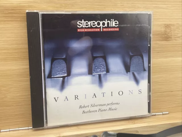 Stereophile Beethoven Piano Music Variations CD By Robert Silverman