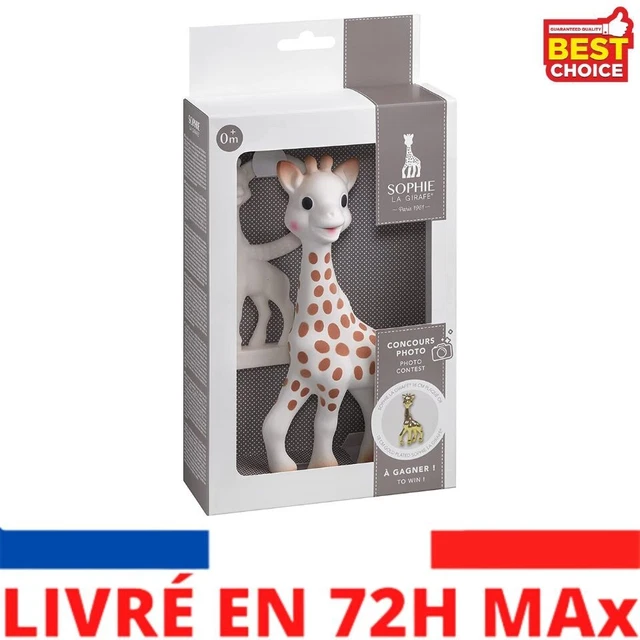 VULLI Sophie la girafe en boîte cadeau (à base de caoutchouc 100