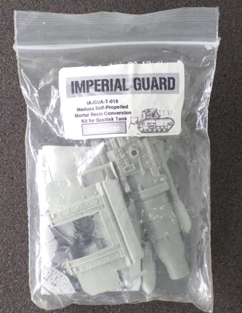FORGEWORLD MEDUSA CONVERSION KIT Warhammer 40K Forge World Basilisk Tank Upgrade FORGEWORLD MEDUSA CONVERSION KIT Warhammer 40K Forge World Basilisk Tank Upgrade