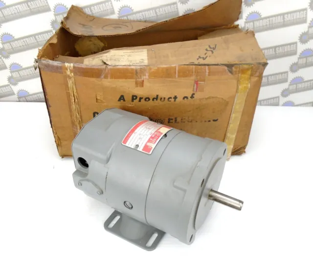 GE General Electric - 5BCC56BB107A - DC Motor - 1/8HP - 125V - 1380/3450 RPM NEW