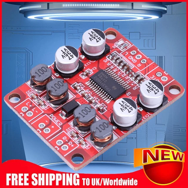 Carte D'amplificateur Mono PBTL TPA3110, Alimentation Numérique, Carte Son Pour Haut-parleurs, Médailles Audio, 30W, DC 8-26V