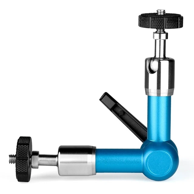 Bras Articulé Extensible 22 Pouces Pour Téléphone Et Caméra - Rotatif 360° Double Tête Sphérique Vis 1/4 Pouce Universel