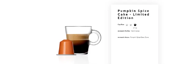 *Last ! Nespresso Limited Edition: 100 X Pumpkin Spice Cake Nespresso Coffee Pod 3