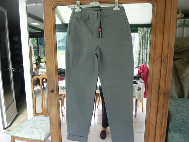 PANTALON FEMME CAROLL T 34 gris NEUF EUR 5 00 PicClick FR