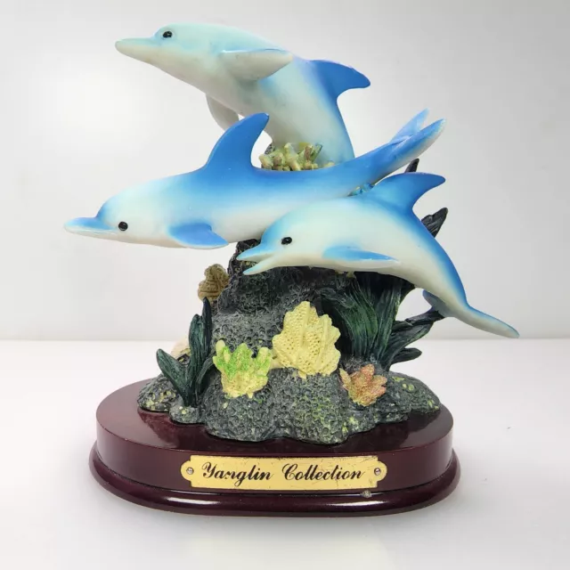 Vintage Yanglin Collection  Dolphins Figurine Collectible