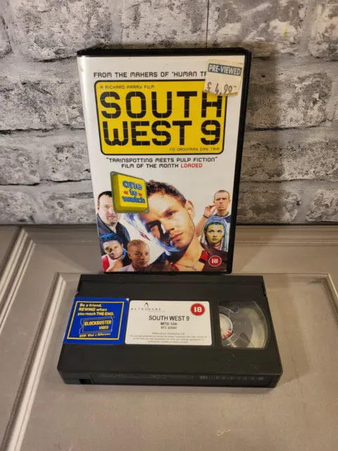 SOUTH WEST 9 VHS video cassette UK EX-RENTAL Blockbuster