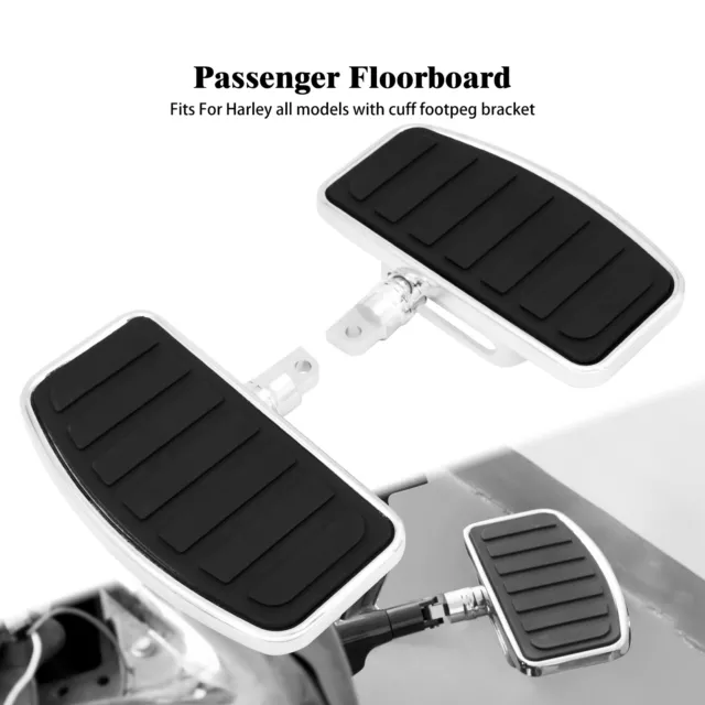 Repose-pieds Moto CNC Alu Dreamseek Pour Harley Softail Dyna Fatboy Sportster - Neuf