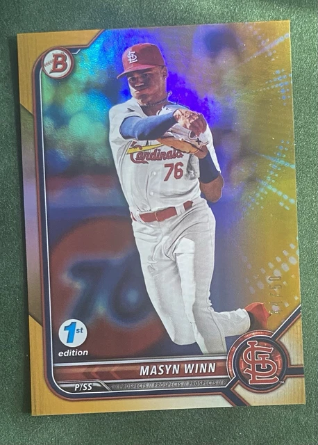 MASYN WINN ST. Louis Cardinals MLB 1st Multi Hit Game Mint