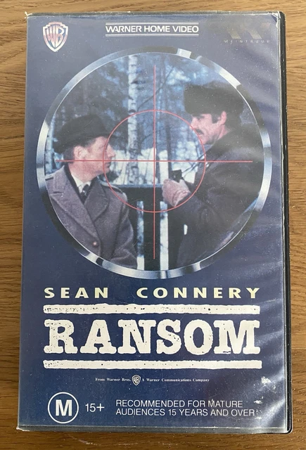 Sean Ransom RANSOM VHS SEAN Connery RARE Movie in Original Warner Big Box Case 1994 ...