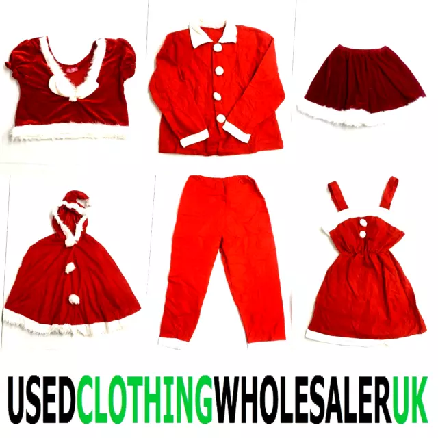 26 Christmas Santa Novelty Fancy Dress Costume Wholesale Clothing Joblot