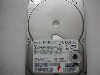 A-dec Hard Disk Usato SATA 3,5" 500gb HITACHI HDS725050KLA360 0A32216 BA1963 AJ0A DEC 