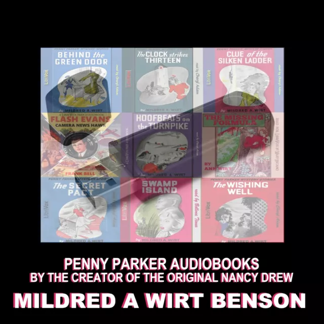 Penny Parker Audiobooks By Mildred Wirt.  Nine Books On One Usb Flash Drive!