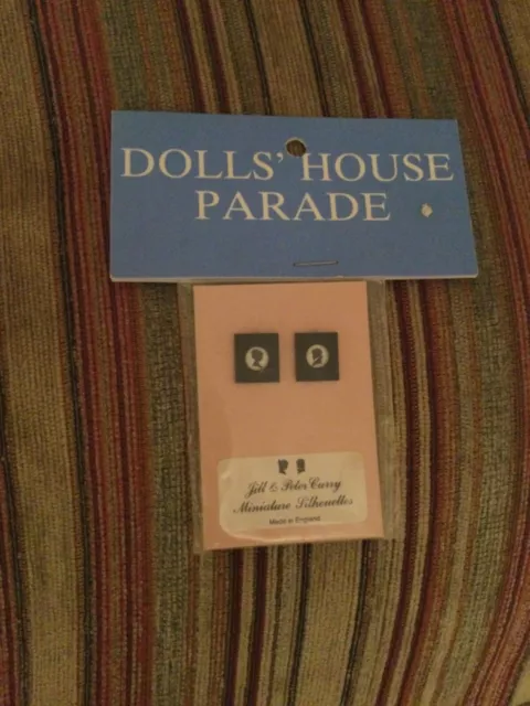 Dolls House Miniatures 1:12 Scale Dolls House Parade Miniature Silhouettes