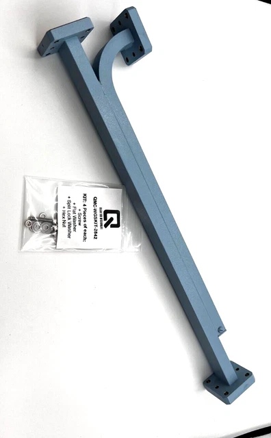 WR-62 Waveguide Broad Wall Coupler 10 dB, Cover Flange and E-Plane Coupled Port