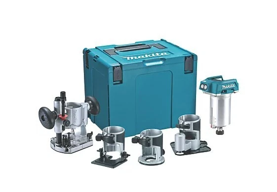 MAKITA DRT50ZJ 18V Cordless Router- Multiple different bases £239.92 ...