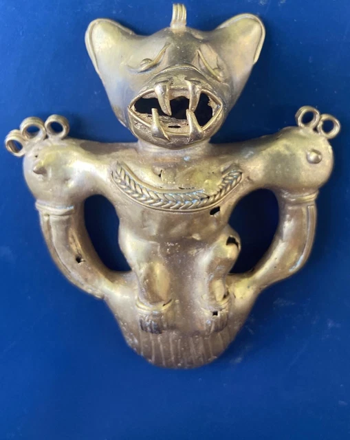 O) TUMBAGA DETAILS About Copper And Gold Alloy, Columbian Figure This