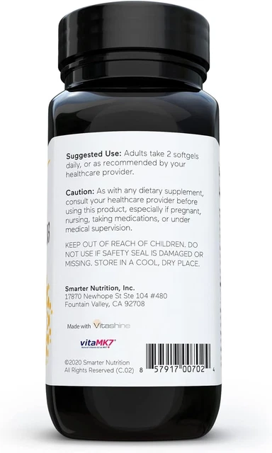 Plant-Based Vitamin D3 Immune Support with Vegan K2 Complex in a Vegetarian ...
