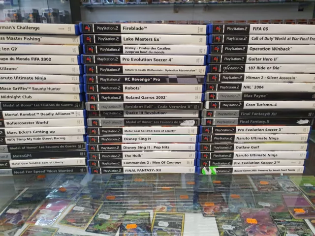 Lot De 50 Jeux Ps2