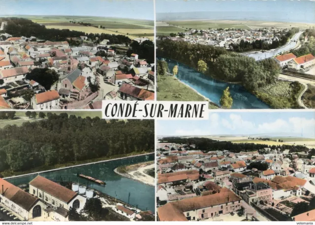 12172 cpsm 51 Condé sur Marne - multivues