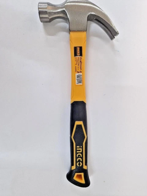 Marteau 455ml Solide Droit Forgé Premium Acier Outils Fibre Tige