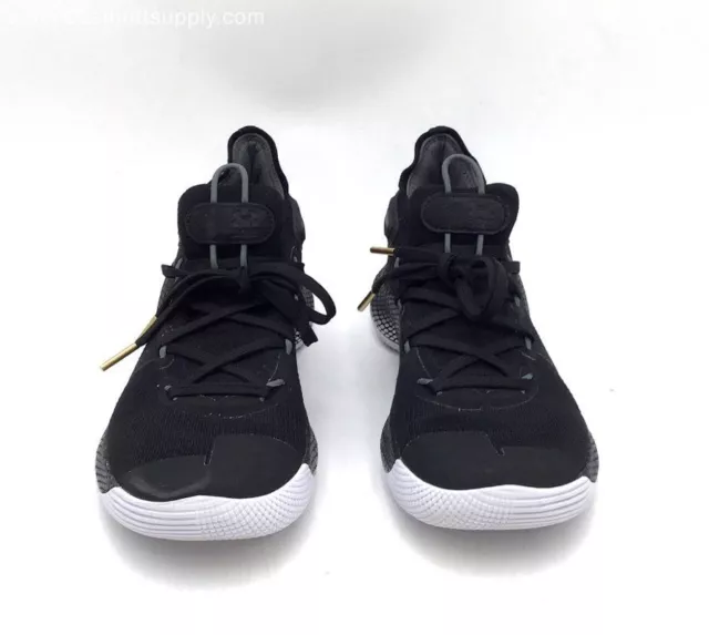 UNDER ARMOUR MEN'S Curry 6 Team 3022893-008 Black Athletic Shoes - Size ...