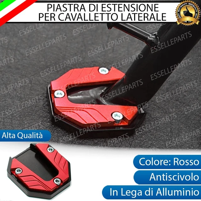 PIASTRA DI ESTENSIONE Cavalletto Laterale In Metallo Rosso Peugeot