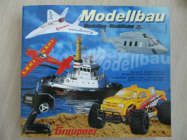 GROS CATALOGUE GENERAL GRAUPNER MODELLING MODELISME MODELLBAU 891 pages 01/03