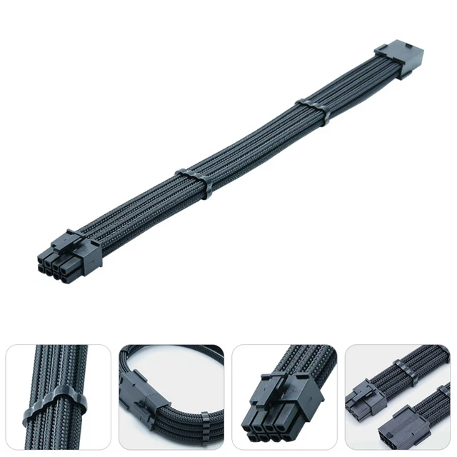 Topiky Câble Riser PCIe 4.0 X16 Blanc – Extension GPU Très Flexible Pour RTX 4090 / 4080 / 4070 Et RX 7900 XT / 7800 XT – Plug & Play Anti-Interférence