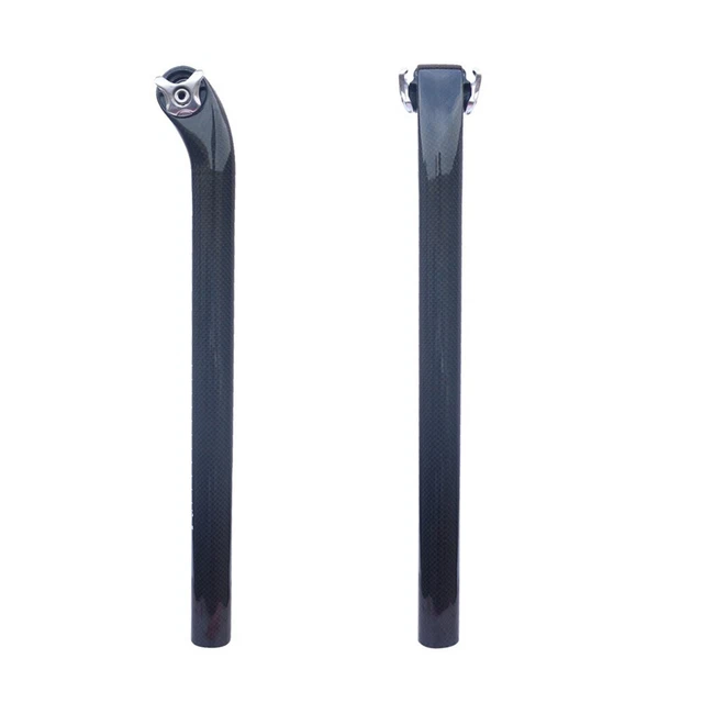 Pince tige de selle noire v??lo pour selle carbone VTT ovale/ronde. Clip